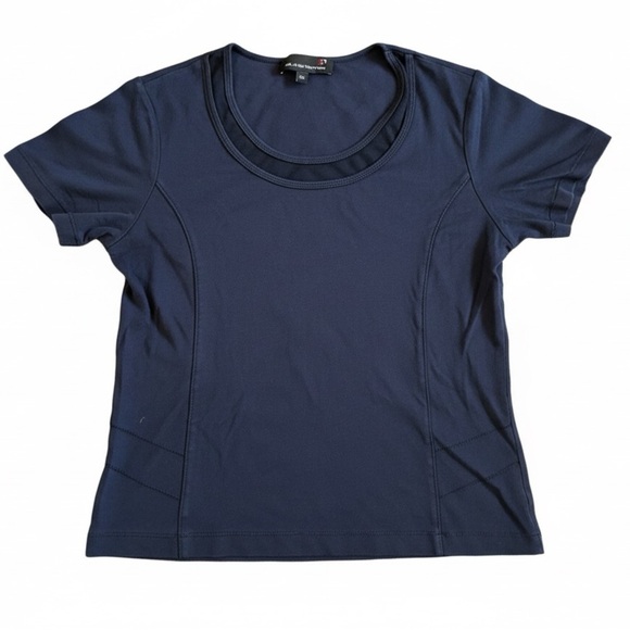 3/$15 Alfani Navy Short Sleeve Tee - Picture 1 of 1